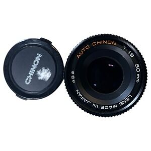 Pentax Auto Chinon 1:1.9 50mm Camera Lens With Front Cap Made In Japan